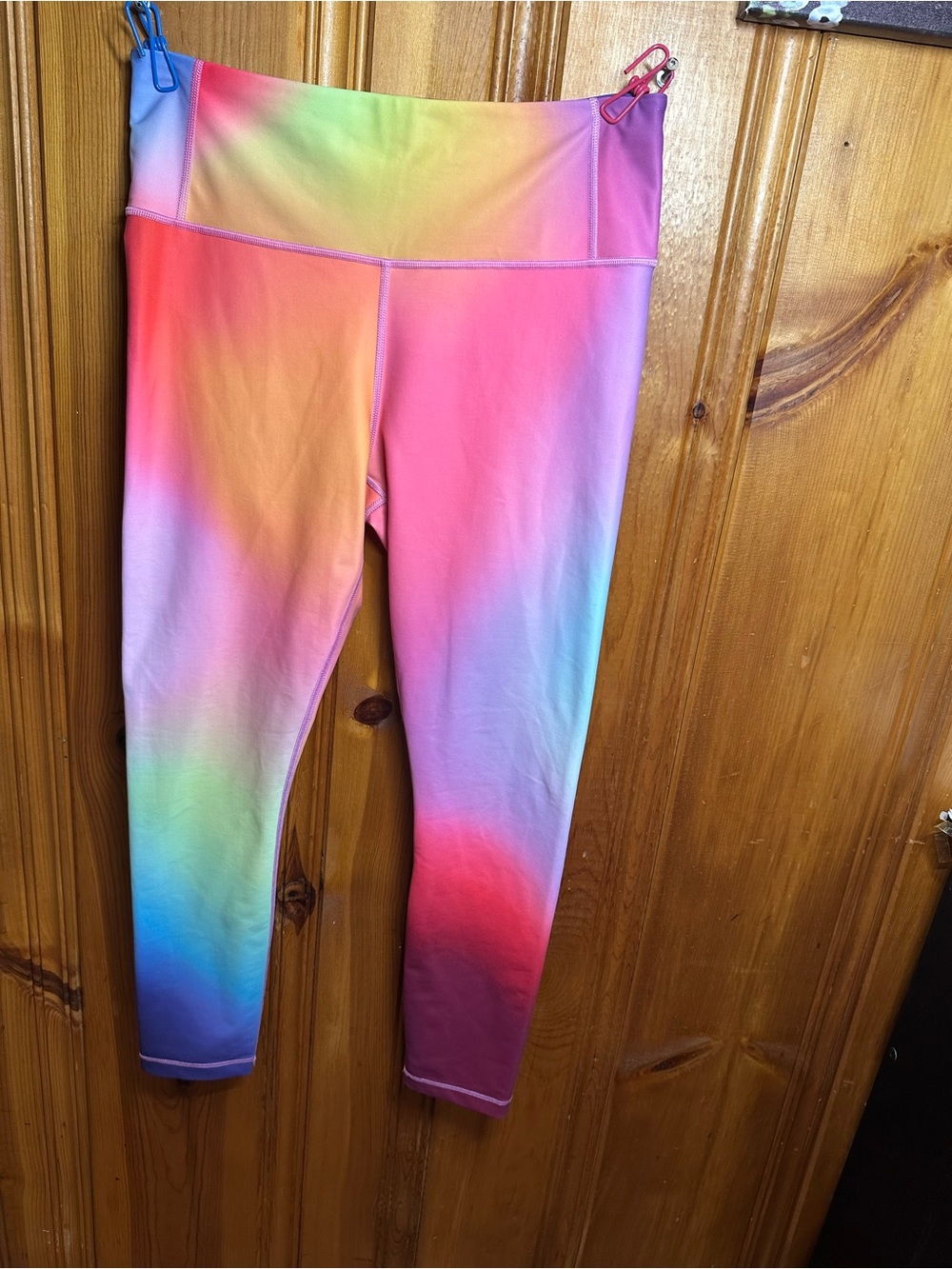 Athleta Girls' Rainbow Ombre Leggings - Multi